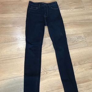 high waisted skinny jeans